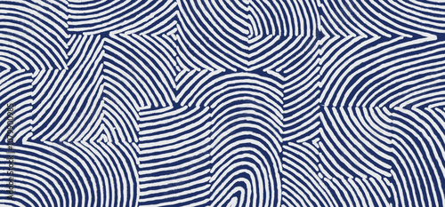 Crafted hand drawn Japanese minimal style line pattern, brush, wood carving, woodcut, engraving, sculpturing abstract texture, simple humble and calm graphic good for textile, carpet, wrapping paper