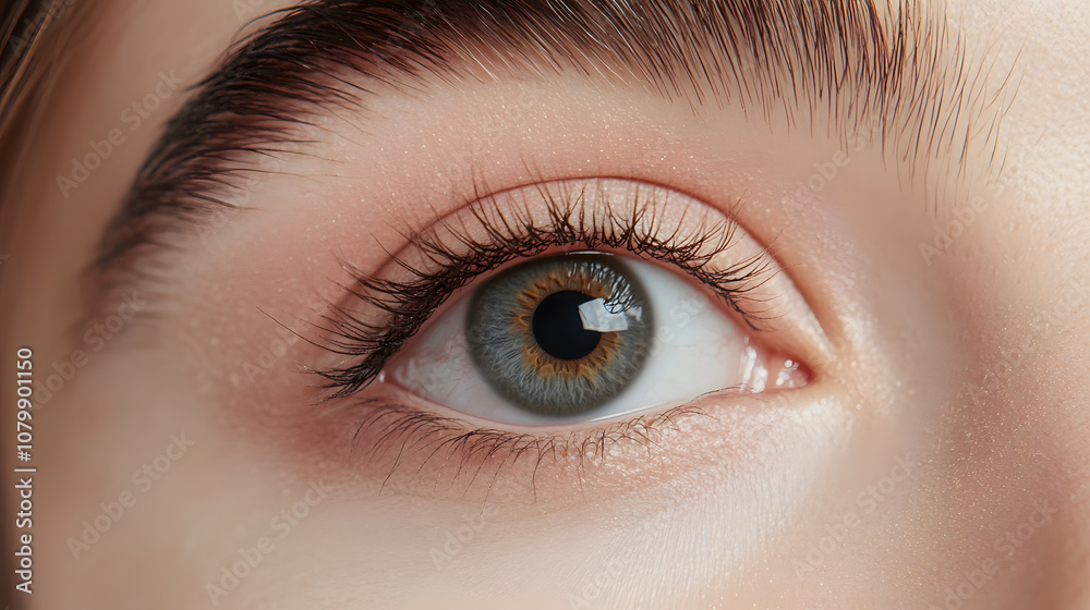 Obraz premium Elegant High-Fashion Beauty Portraits with Radiant Skin, Glamorous Makeup, and Luxurious Skincare Glow.