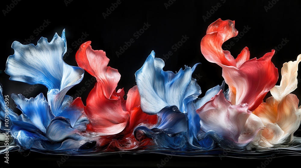 Abstract Colorful Paint Splashes. Abstract Colorful Paint Splashes.