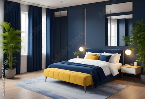 interior of a bedroom