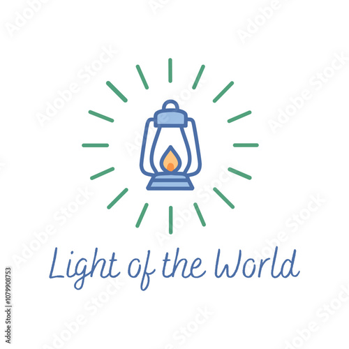 Light of the world, Christian inspirational quotes, Typography design for Jesus lover. Christian poster. Verse. Card. Scripture. Quote