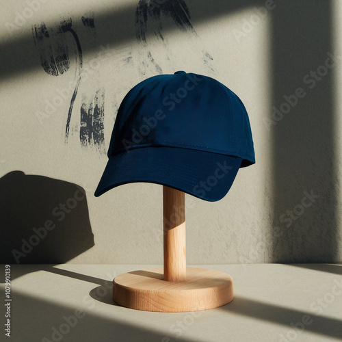 Vintage Denim Baseball Cap mockup