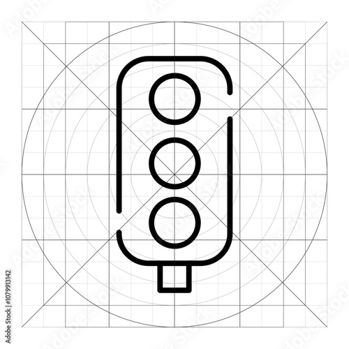 transportation line icon