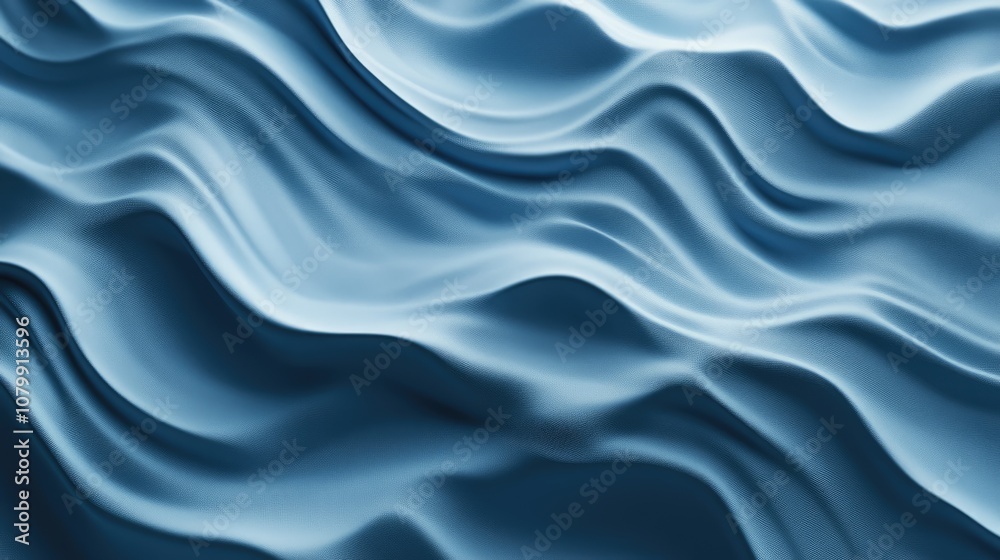 Obraz premium Monochromatic abstract texture with subtle ripples, resembling a calm water surface with gentle waves
