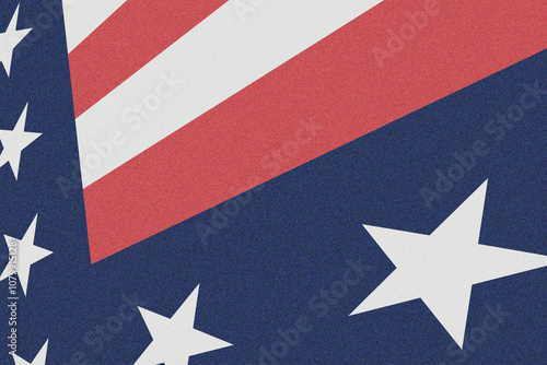abstract illustration background, american flag themed