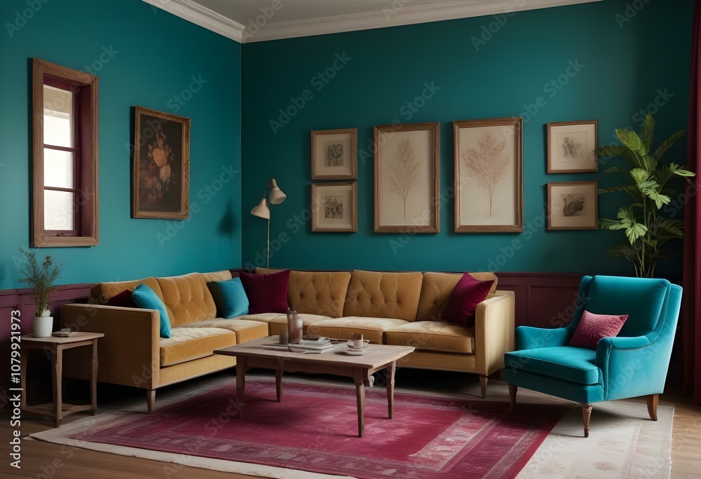 Fototapeta premium living room interior 