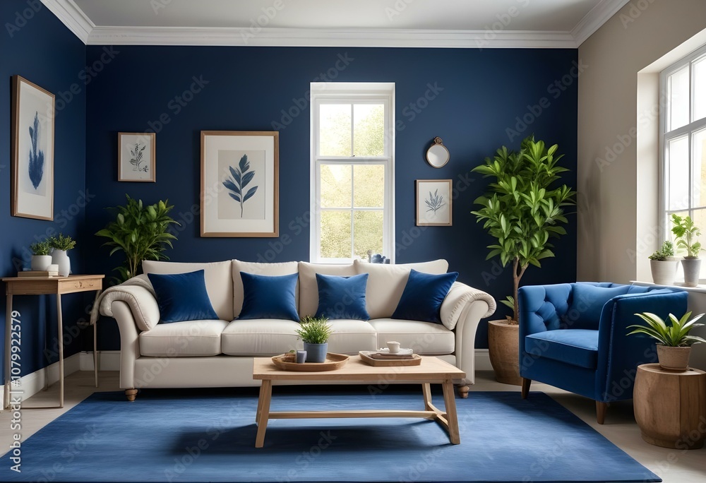 Fototapeta premium living room interior