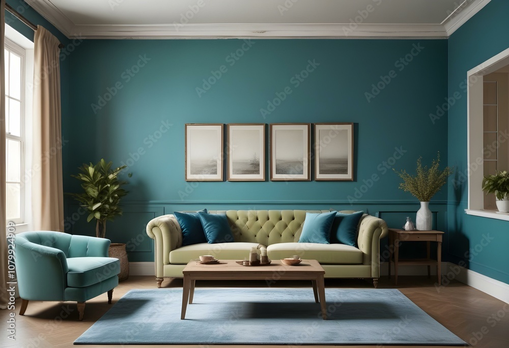 Fototapeta premium living room interior 
