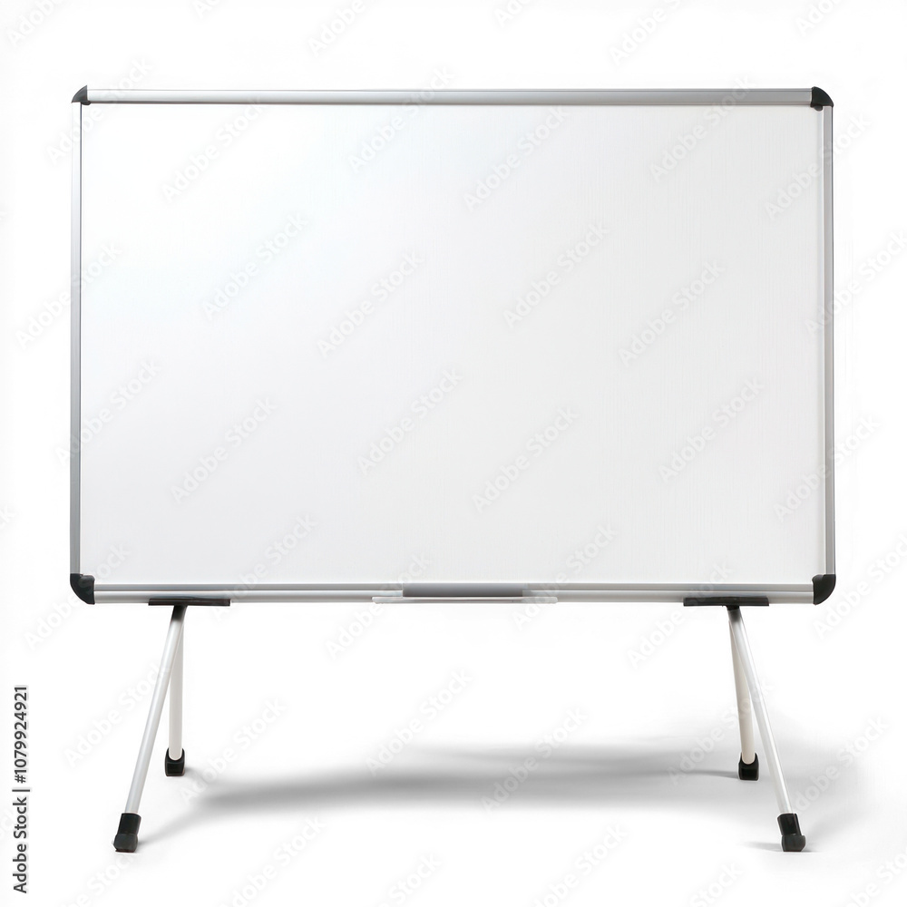Fototapeta premium Whiteboard-style presentation board. isolated on transparent background