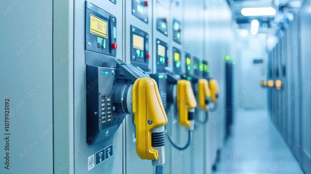 Closeup of lithium-ion battery packs in renewable energy facility technology industrial environment detailed viewpoint energy storage concept Closeup of lithium-ion battery packs in renewable energy facility technology industrial environment detailed viewpoint energy storage concept
