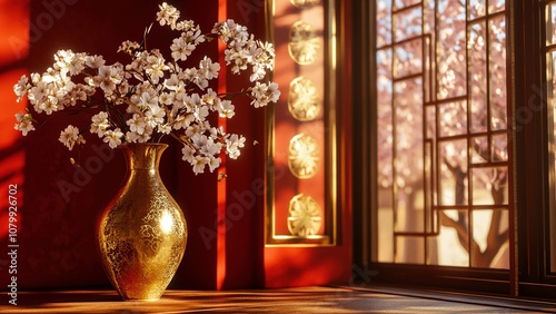 Chinese New Year decorative vase
