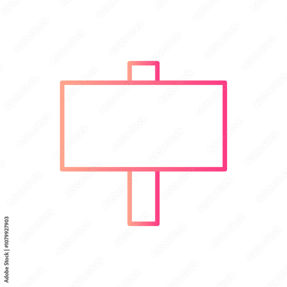 sign gradient icon sign gradient icon