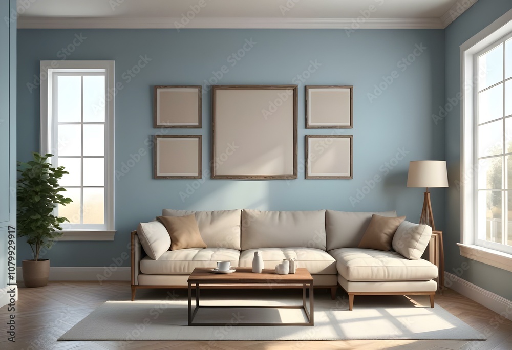 Fototapeta premium living room interior 