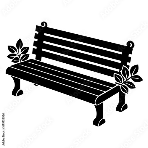 bench in garden