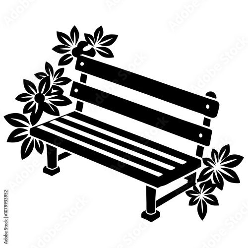 bench in garden