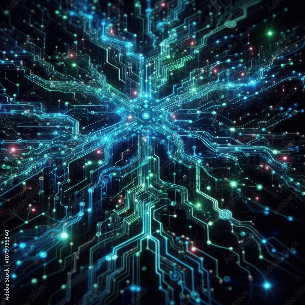 Fototapeta premium energy of realms abstract background