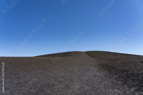 Inferno Cone Trail /  Cinder Cone / scoria cone.  Craters of the Moon National Monument & Preserve. Volcanic Field. Idaho's eastern Snake River Plain.  photo