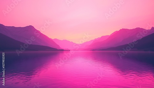 Rich magenta tones, smooth gradient transitions