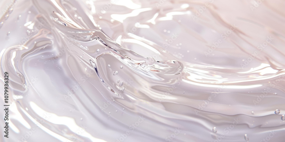 Abstract Liquid Texture - Close Up of Shiny Gel Abstract Liquid Texture - Close Up of Shiny Gel