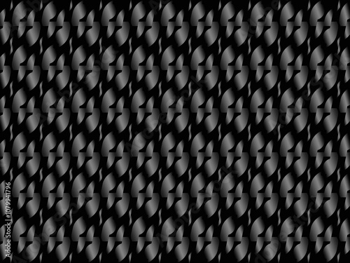 Black metal 3d texture steel background. Interesting sheet metal.