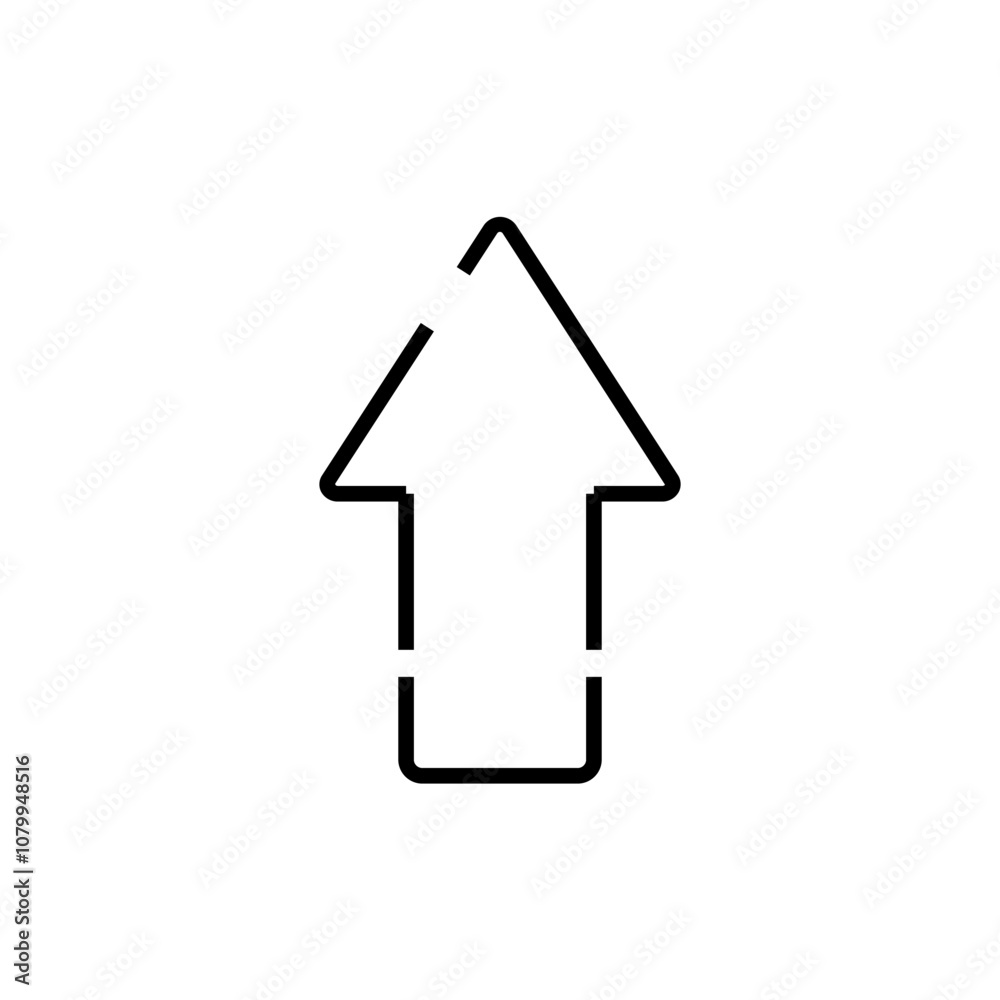 one way glyph icon one way glyph icon