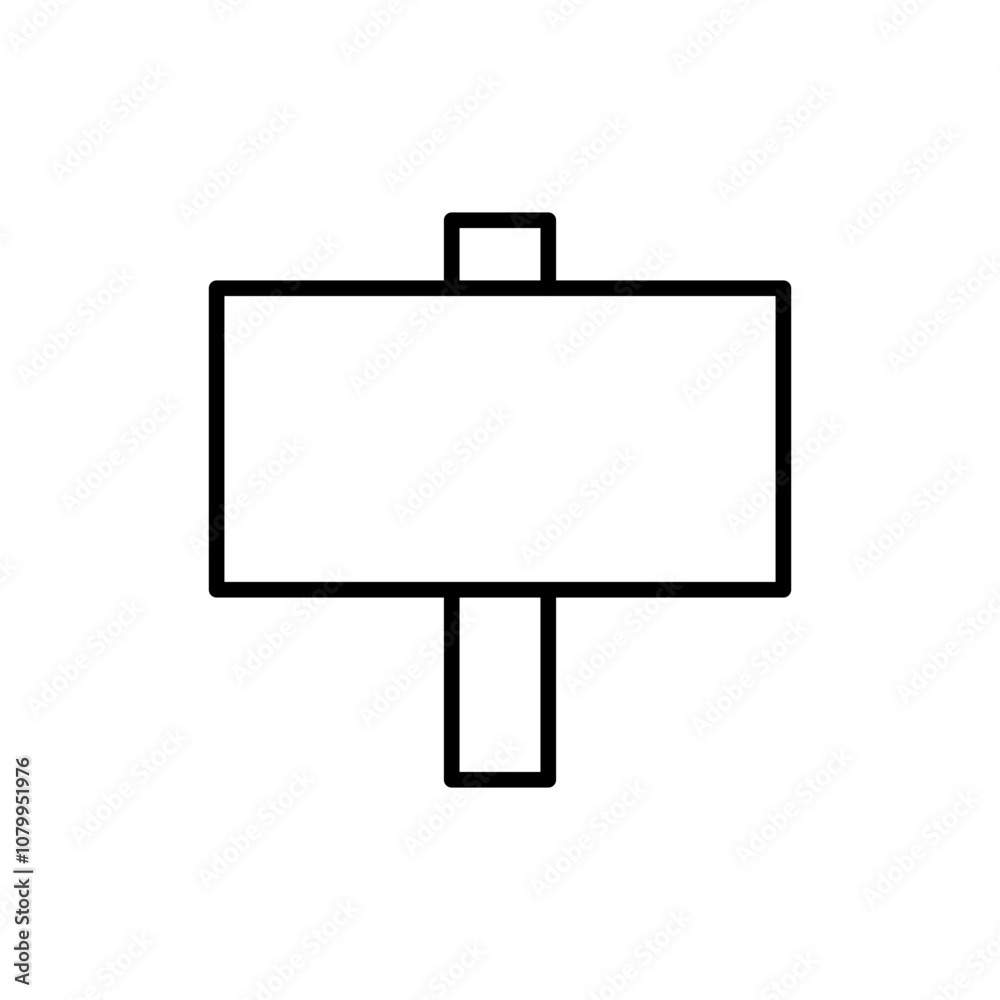 sign line icon sign line icon