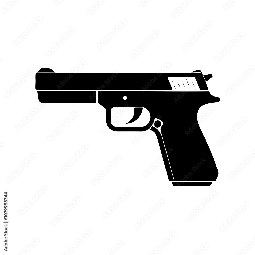 glock 17 pistol on white glock 17 pistol on white