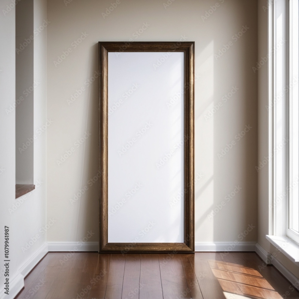 empty picture frame on wall empty picture frame on wall