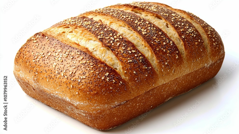 Loaf of Bread with Sesame Seeds and Poppy Seeds Loaf of Bread with Sesame Seeds and Poppy Seeds