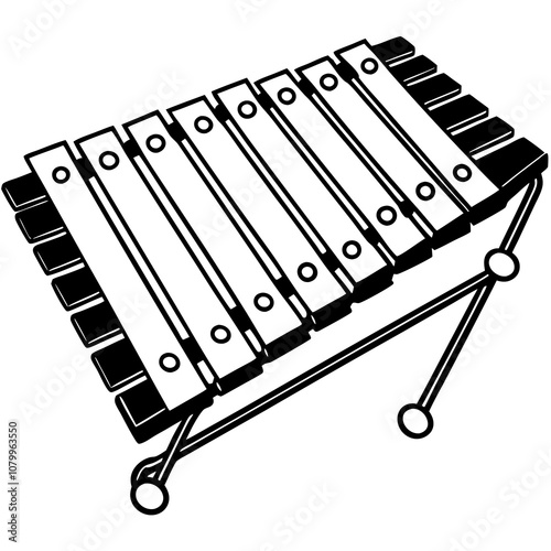 glockenspiel  with a chain