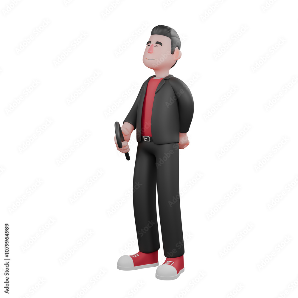 3D Dance Artist. A male choreographer stands with his right hand holding a magic wand while his left hand is behind his body. Choreographer Model Design 3D Dance Artist. A male choreographer stands with his right hand holding a magic wand while his left hand is behind his body. Choreographer Model Design