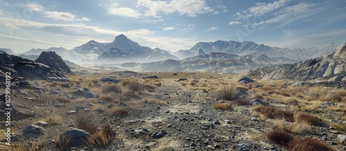 Mountainous Desert Landscape