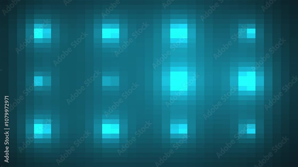 3d render Lights mosaic. Computer generated 3d render Lights mosaic. Computer generated