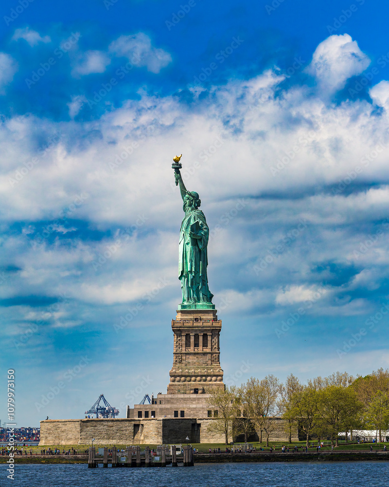 Fototapeta premium statue of liberty city