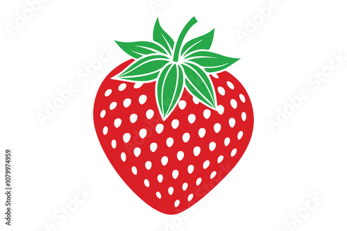 Strawberry silhouette vector bundle illustration, Strawberry silhouette