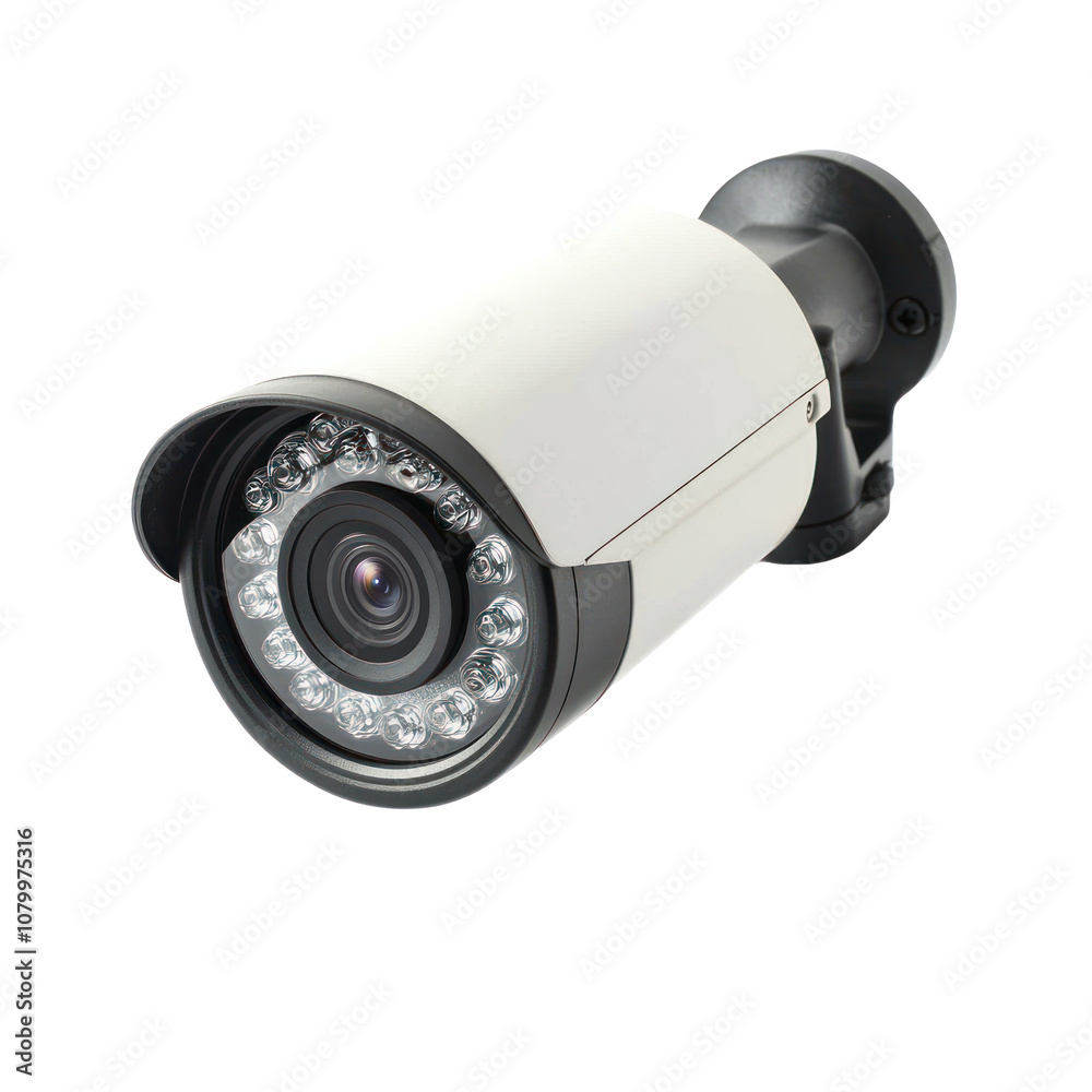 Security camera with a modern, compact design. isolated on transparent background Security camera with a modern, compact design. isolated on transparent background