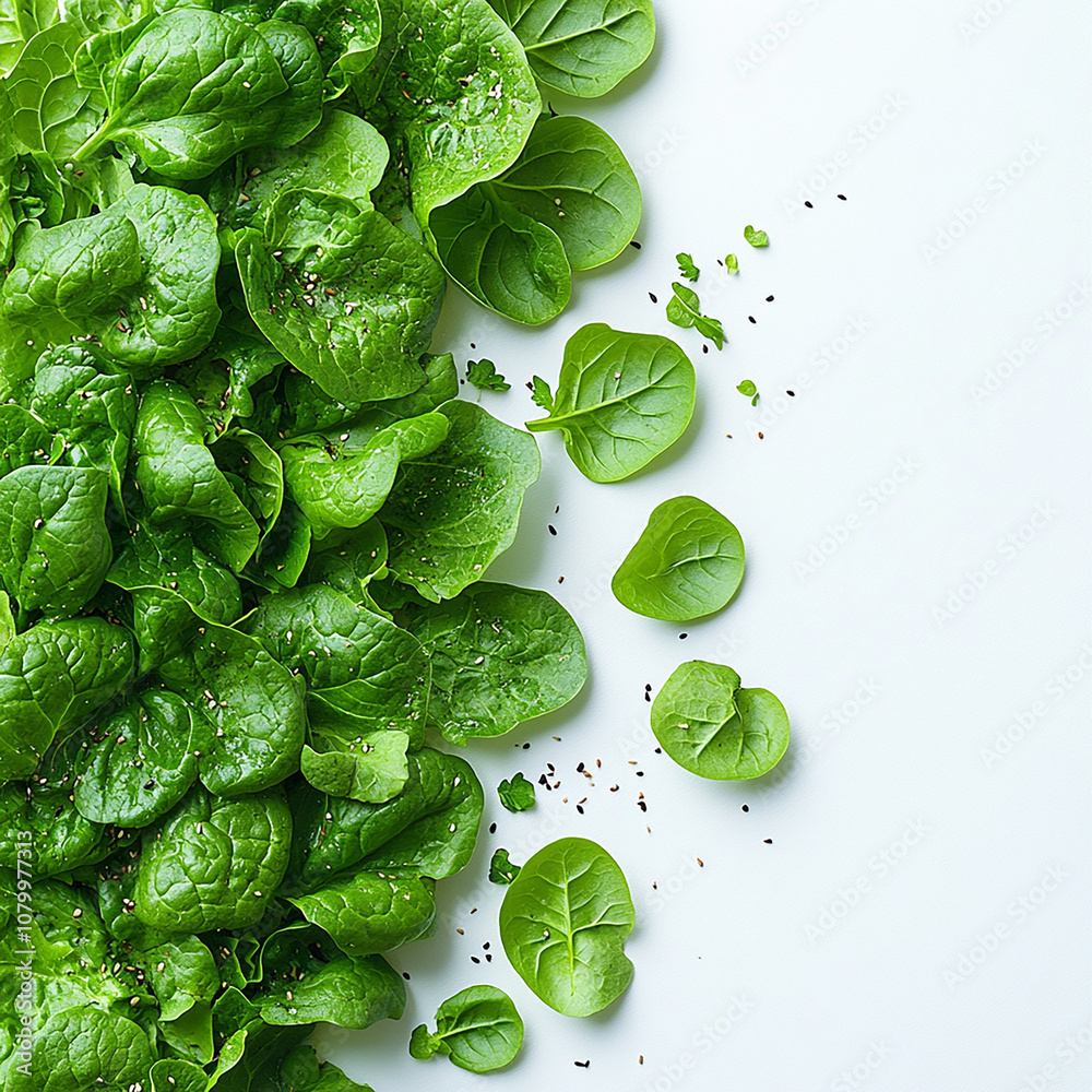 Obraz premium fresh basil leaves