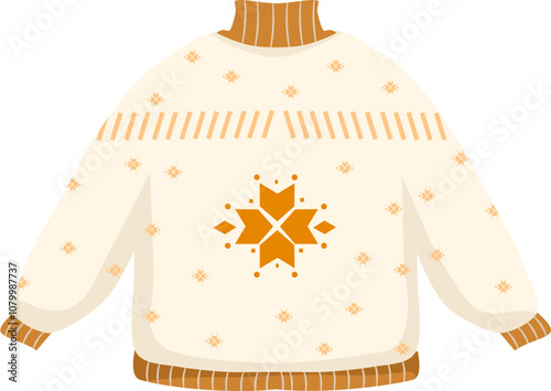 warm knitted sweater