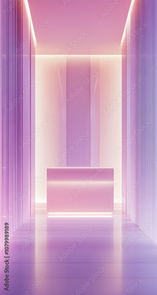 4. A minimalist 3D showcase with soft lighting and transparent surfaces, leaving room for a product. 4. A minimalist 3D showcase with soft lighting and transparent surfaces, leaving room for a product.