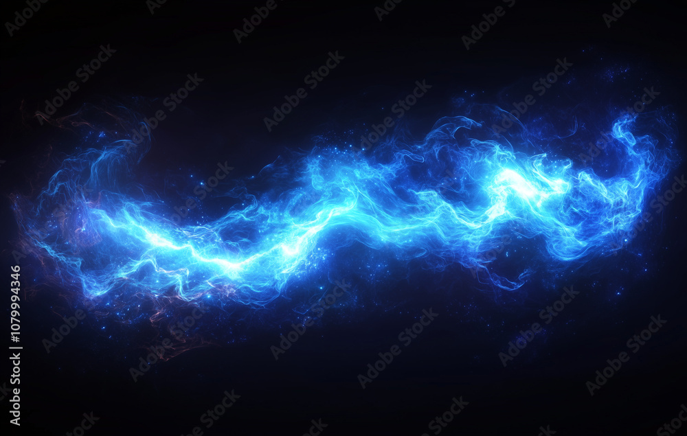 Electric thunder lightning bolts against dark background, trends, Ai Electric thunder lightning bolts against dark background, trends, Ai