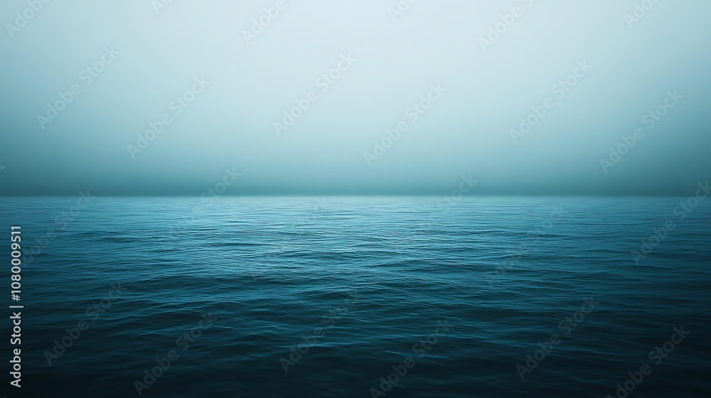 Obraz premium Deep teal gradient with subtle texture for serene background use