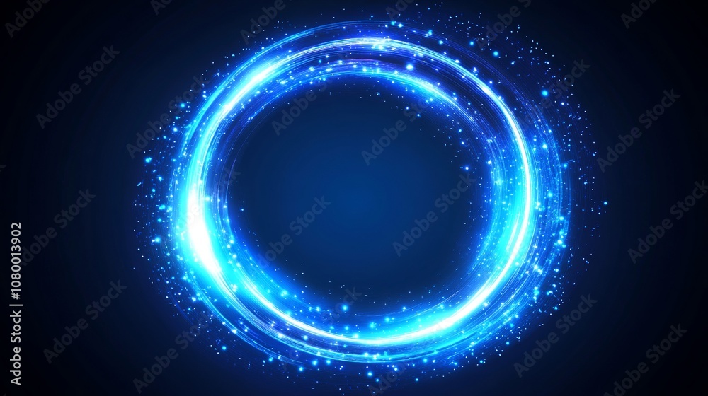 Abstract blue glowing geometric lines on dark blue background. Modern shiny blue circle lines pattern. Futuristic technology concept. Suit for cover, poster, banner, header, website.eps10 Abstract blue glowing geometric lines on dark blue background. Modern shiny blue circle lines pattern. Futuristic technology concept. Suit for cover, poster, banner, header, website.eps10