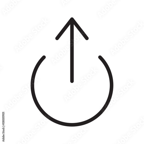 Export icon outline set sign