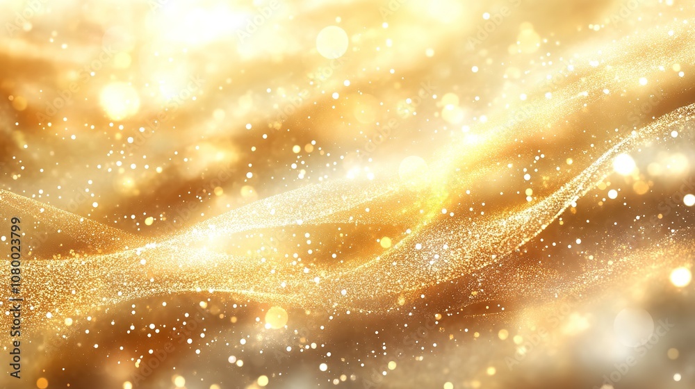 Obraz premium abstract gold light background