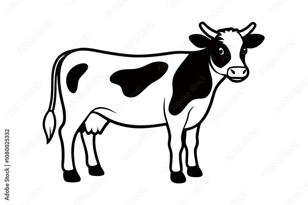 creative a cute animal line art design vector silhouette with a white background creative a cute animal line art design vector silhouette with a white background
