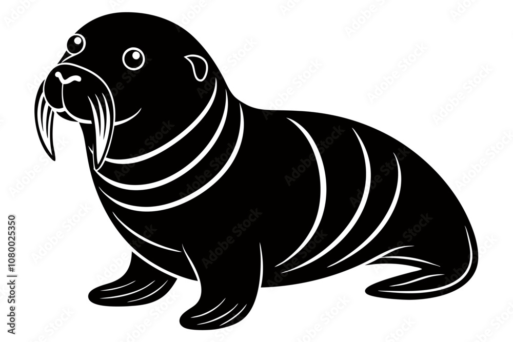 creative a cute animal  line art design vector silhouette with a white background