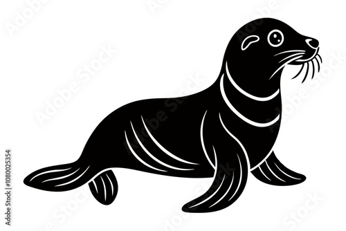 creative a cute animal  line art design vector silhouette with a white background