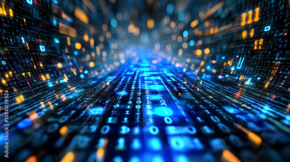 Digital background perfect for tech processes Digital background perfect for tech processes