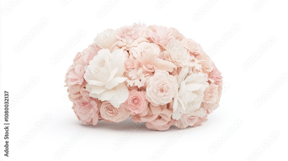 Create stunning floral arrangements with elegant pink and white flowers Create stunning floral arrangements with elegant pink and white flowers