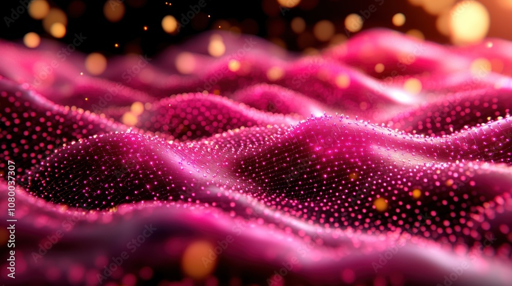 Explore the vibrant waves of abstract digital art